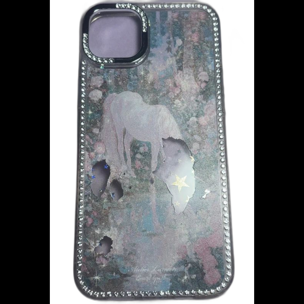 iPhone 15 plus unicorn case- damaged condition